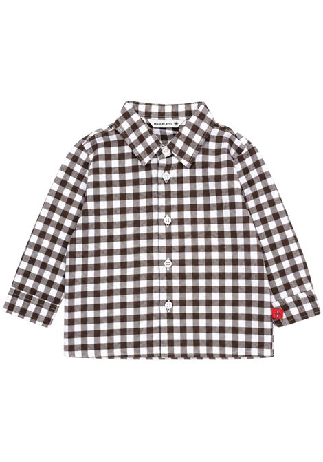 Camicia neonato marrone in cotone Manuel Ritz | 4503MARRONE